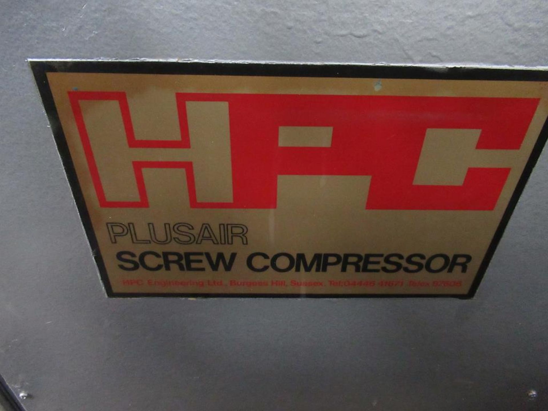 HPC Pulsair SK19 Screw Compressor safe working pressure 7.5 bar Hours 25829 3 phase - Image 5 of 10