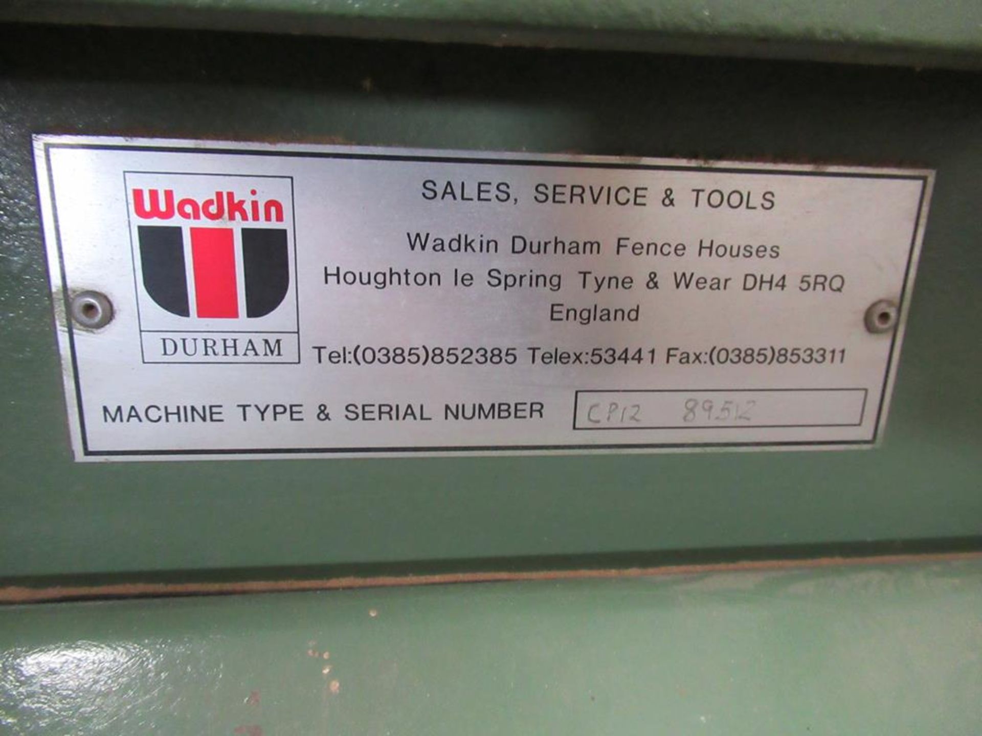 Wadkin CP12 Serial No 8951 Panel Saw 3 phase - Image 4 of 4