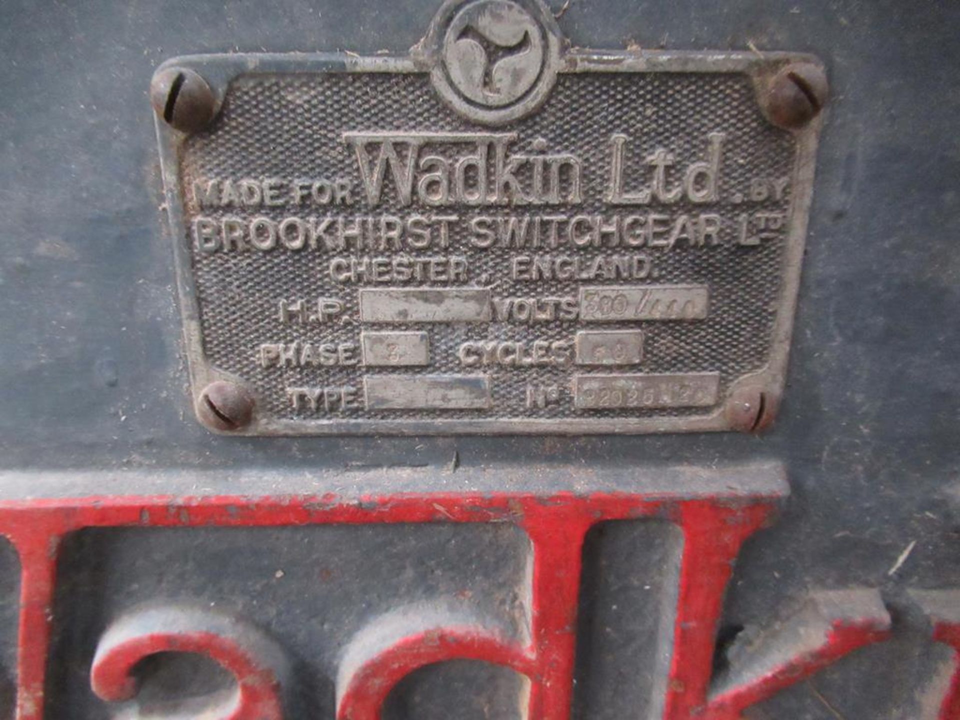 Wadkin EKA 4 head tenoning machine with brake 3 phase - Image 9 of 9