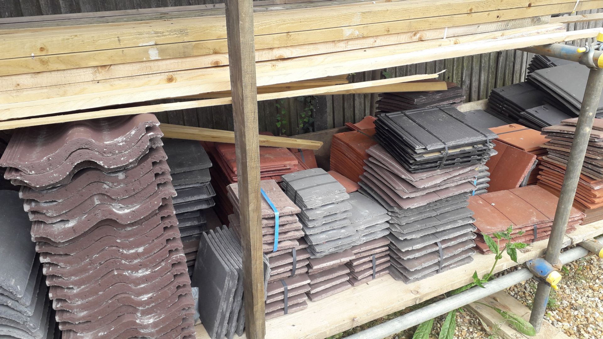 Scaffold Rack and Contents containing Various Tile - Image 7 of 14