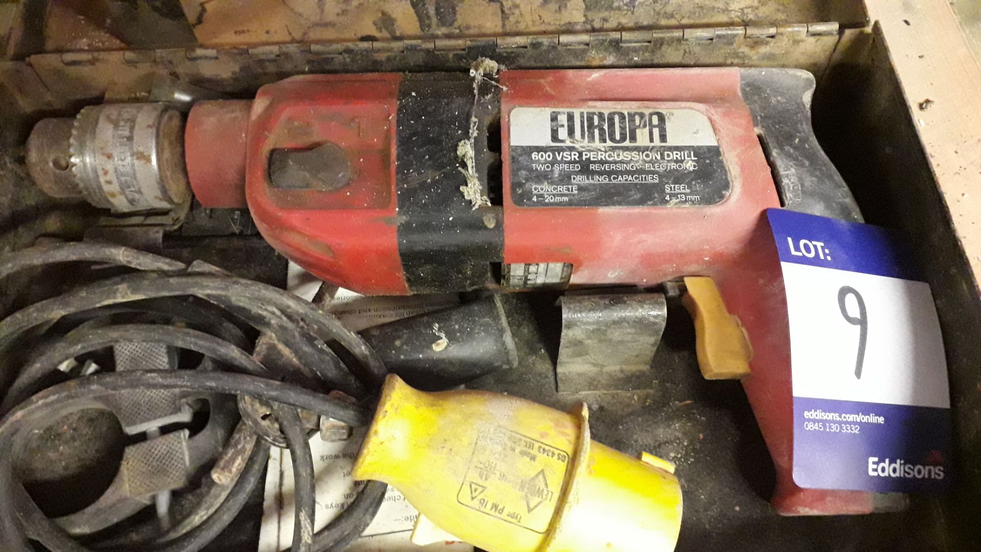 Europa 600VSR 110v Hammer Drill and Dewalt D28128 - Image 2 of 3