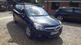 Vauxhall Astra Sportive CDT: Car Derived Van, Registration KC07 OXR, Odometer 132,317 miles, 2 x