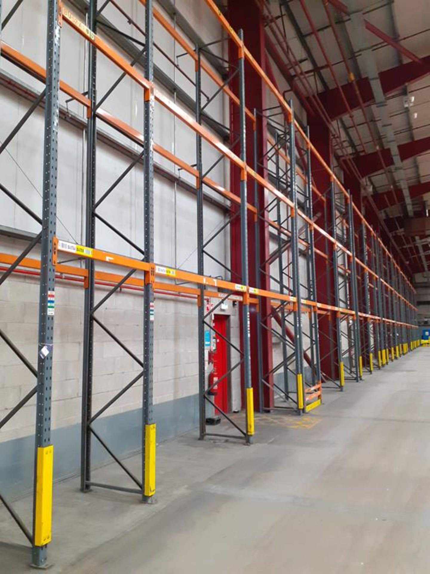 Single Row of 7.5m Dexion/Ramada Demountable Pallet Rack