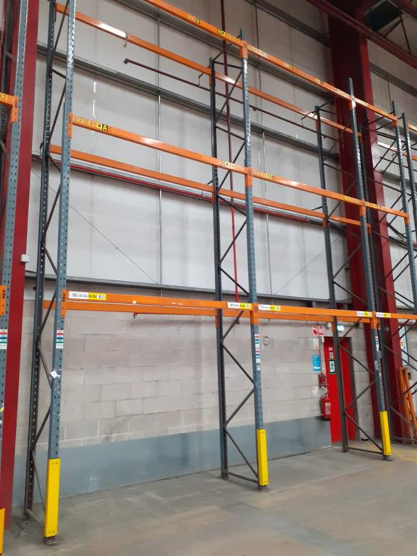 Single Row of 7.5m Dexion/Ramada Demountable Pallet Rack