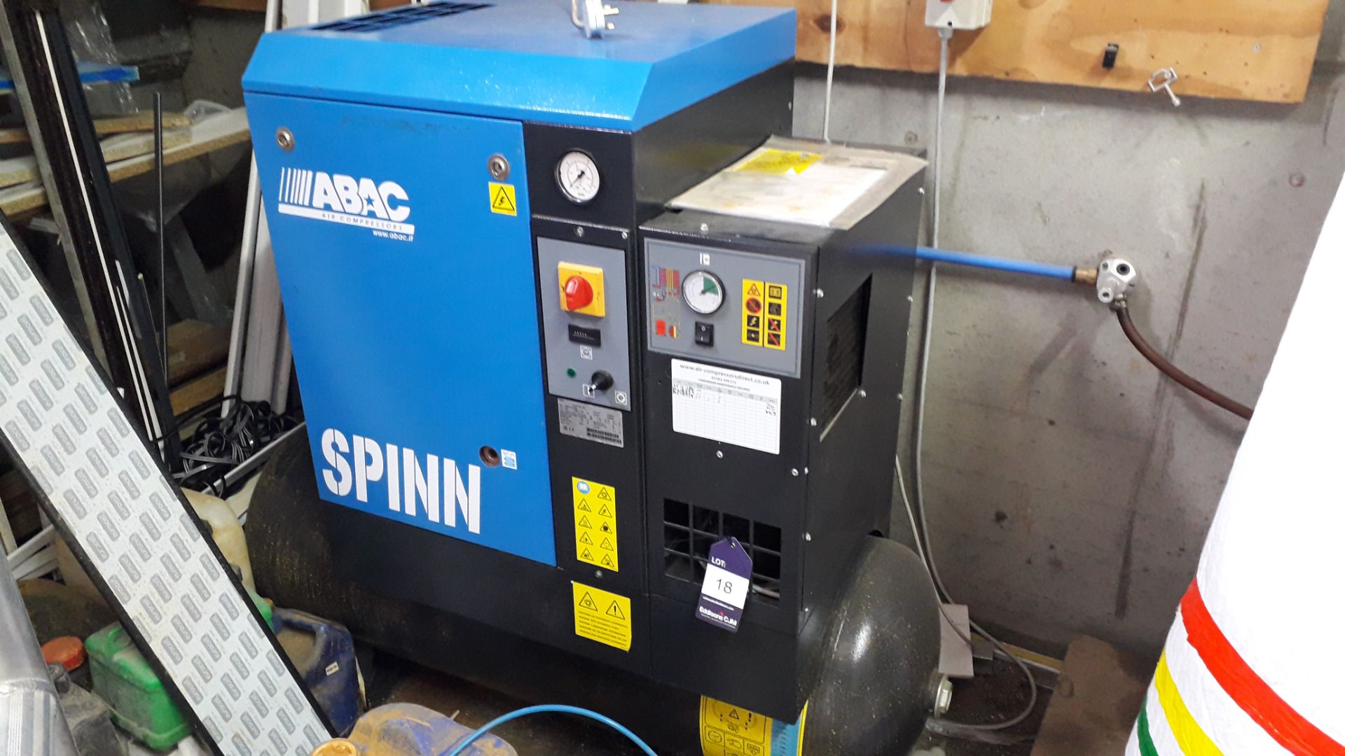 ABAC Spinn E 5.510 Space 200 Screw Compressor moun - Image 2 of 6