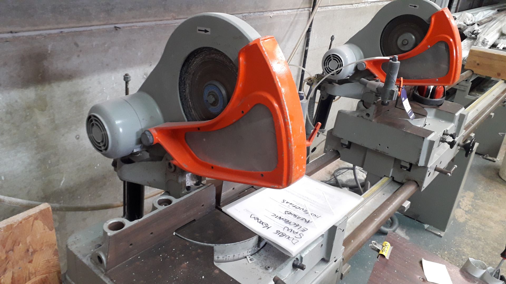 Elumatec DG79 Double Headed Mitre Saw 314SA (Hard Wired – Disconnection required by a qualified - Image 3 of 4