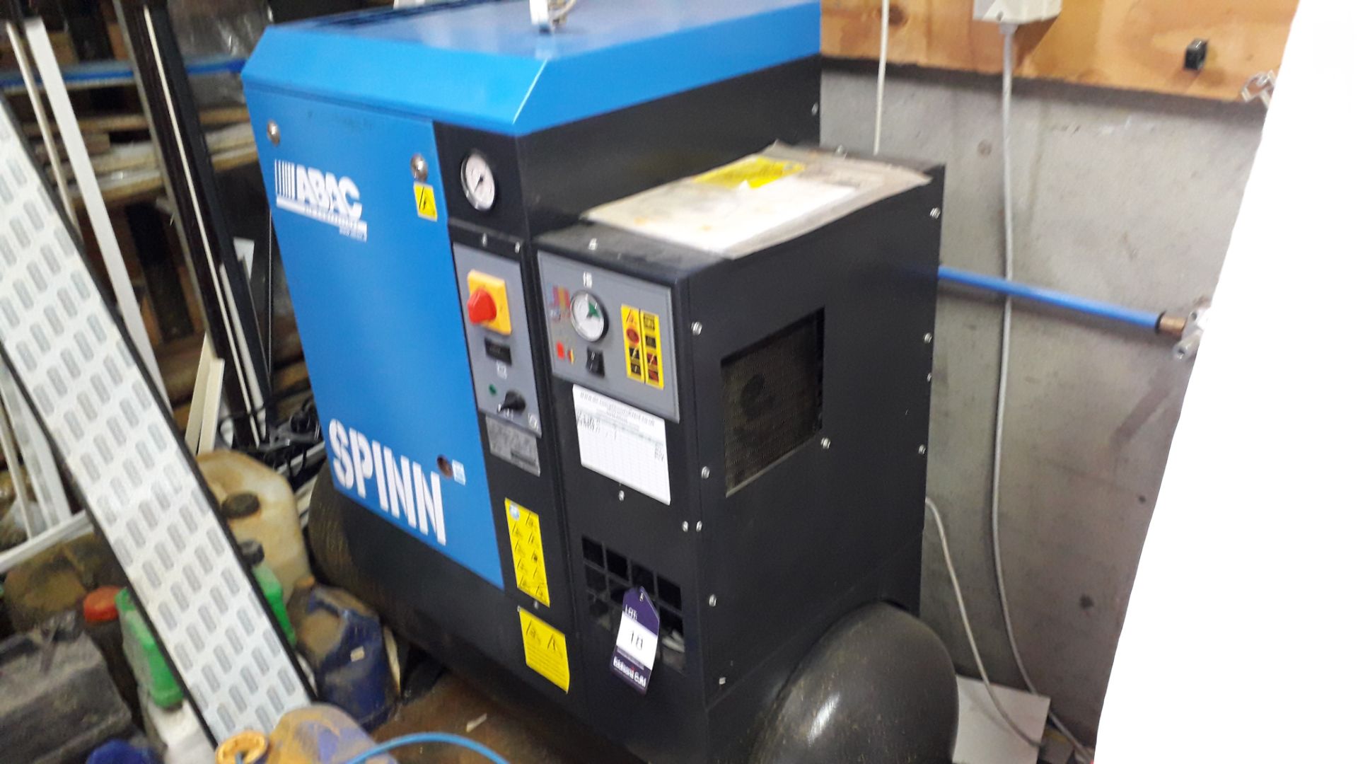 ABAC Spinn E 5.510 Space 200 Screw Compressor moun - Image 3 of 6