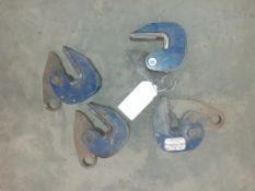4 x Lifto Gear horizontal lifting clamps.