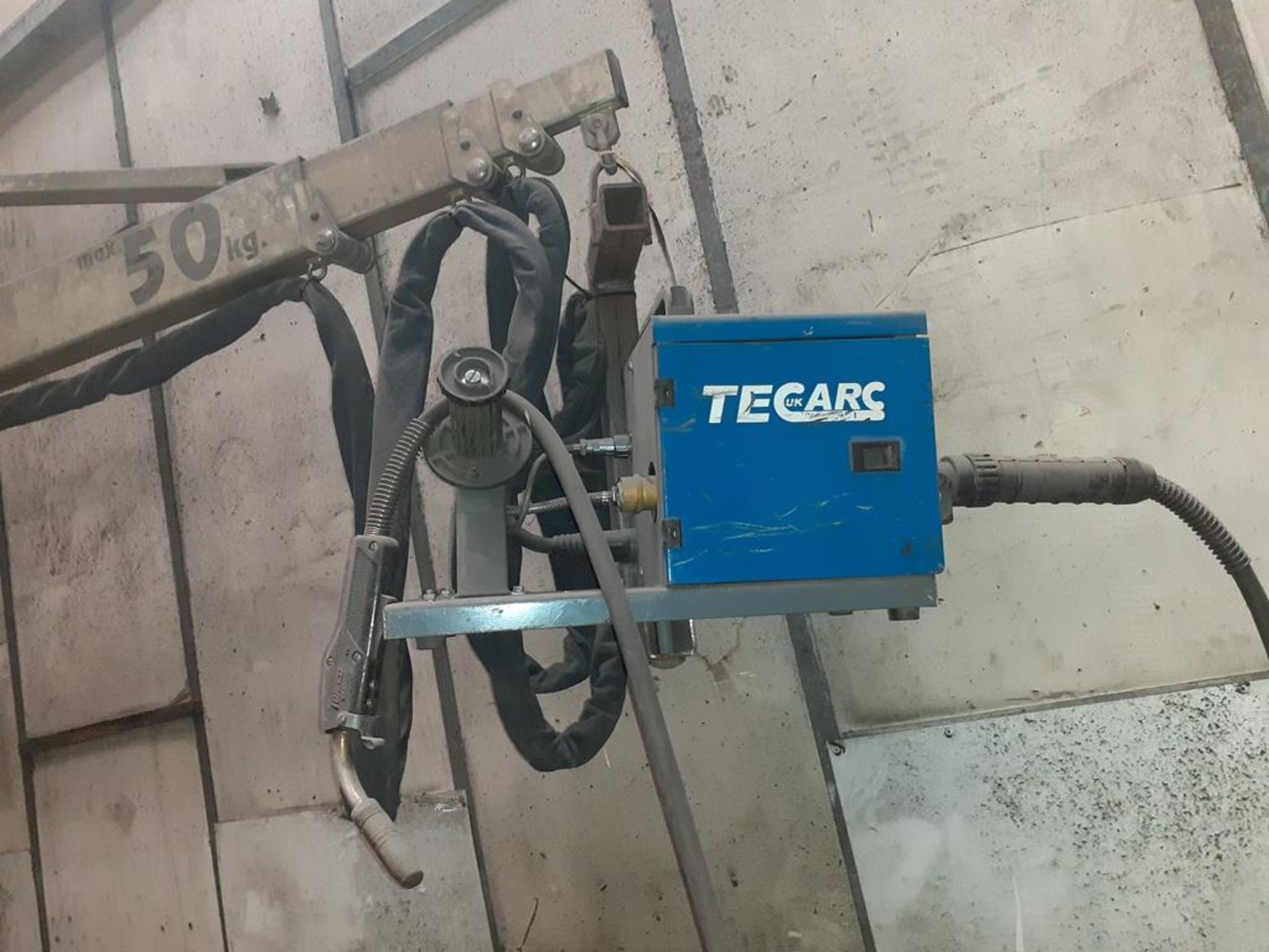 Tecarc SWF Mig 450S welder with F4 wire feed unit (jib not included - see lot 25) - Image 3 of 5