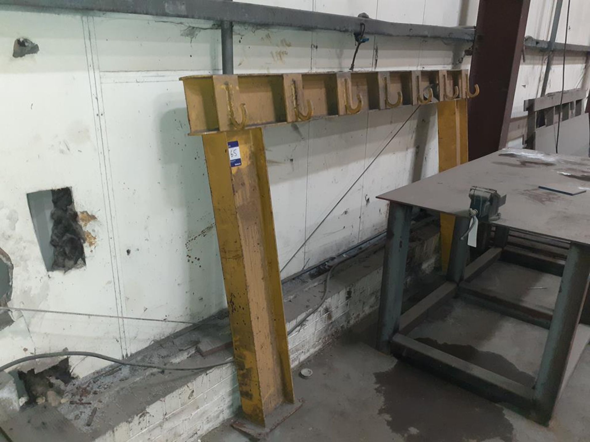 Floor mountable double side stock/pipe rack 2350 x 1500mm high. This lot is Buyer to Remove.