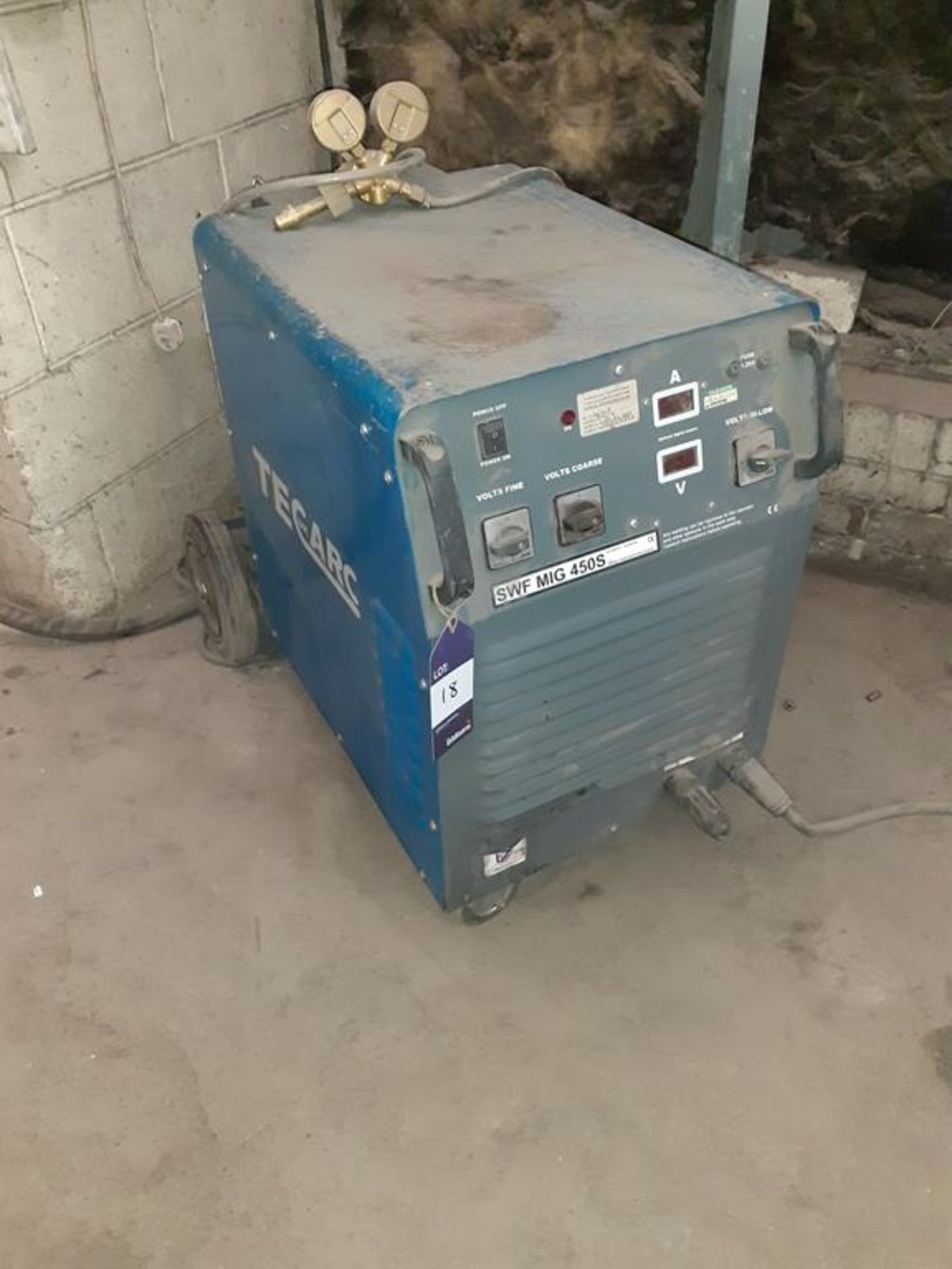 Tecarc SWF Mig 450S welder with F4 wire feed unit - Image 5 of 5