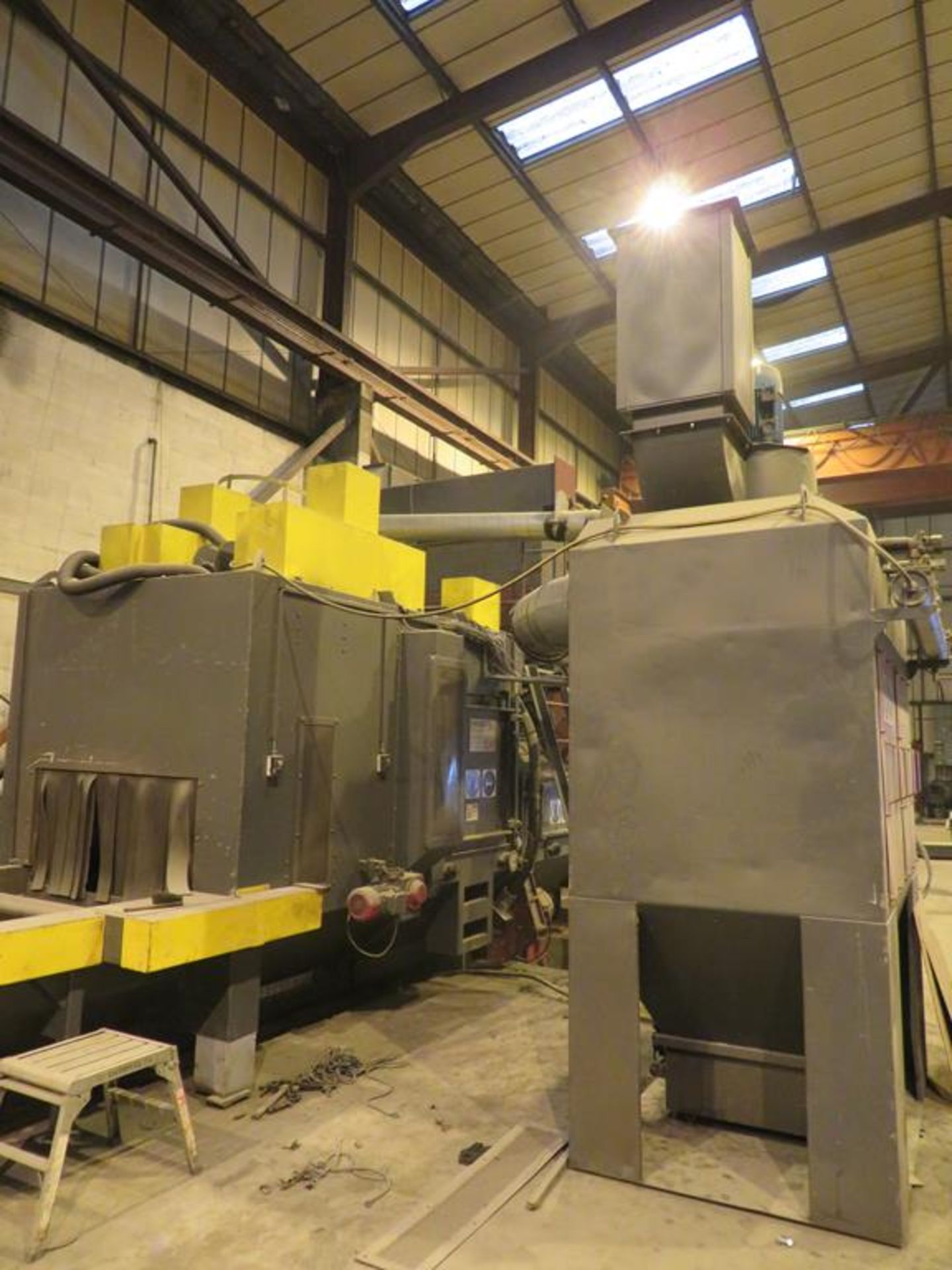 2015 Pangborn SES 4D 1250/420 H. machine shot blast line with manganese blasting chamber - Image 6 of 10