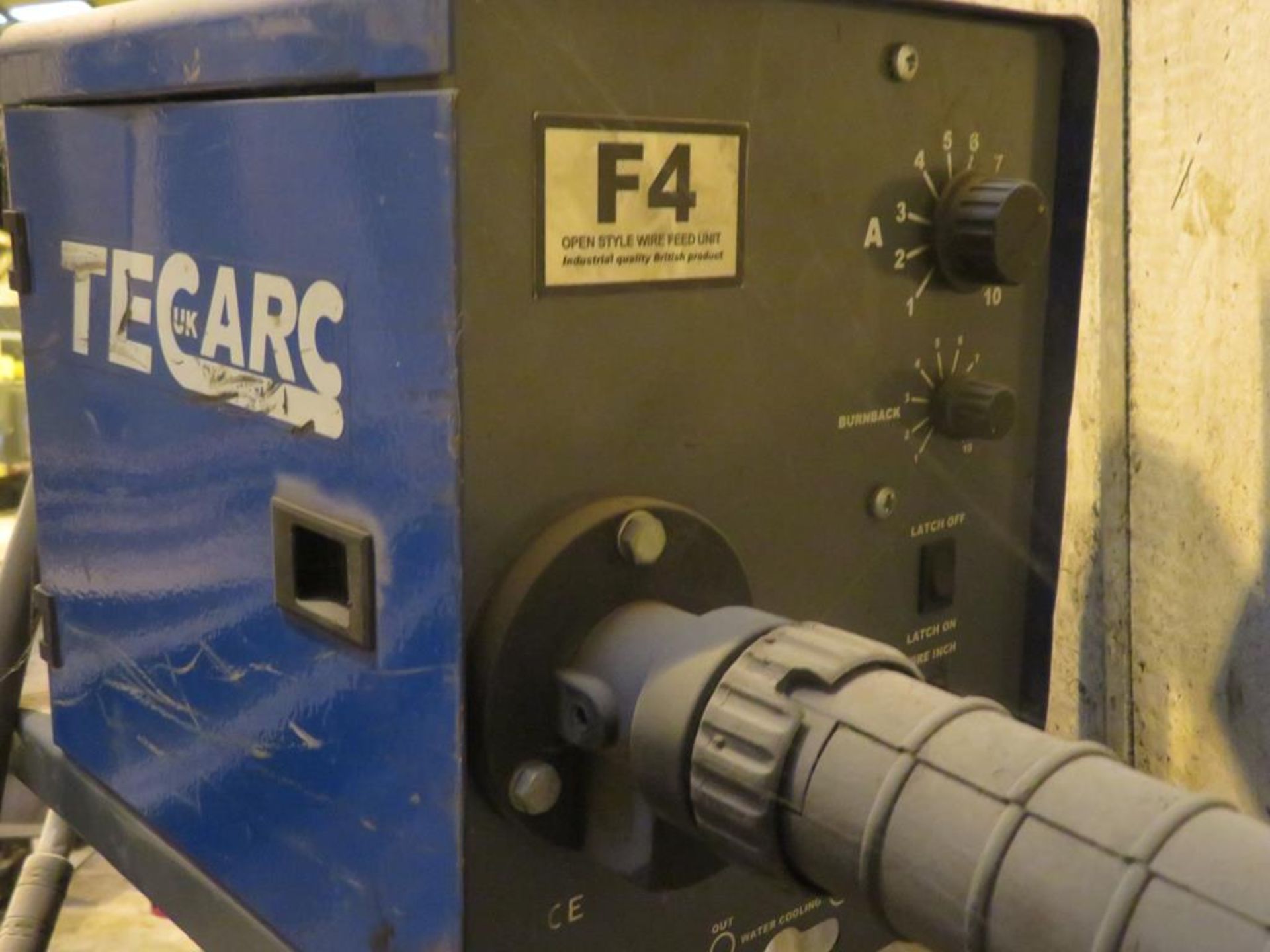 Tecarc SWF Mig 450S welder with F4 wire feed unit (jib not included - see lot 25) - Image 2 of 5