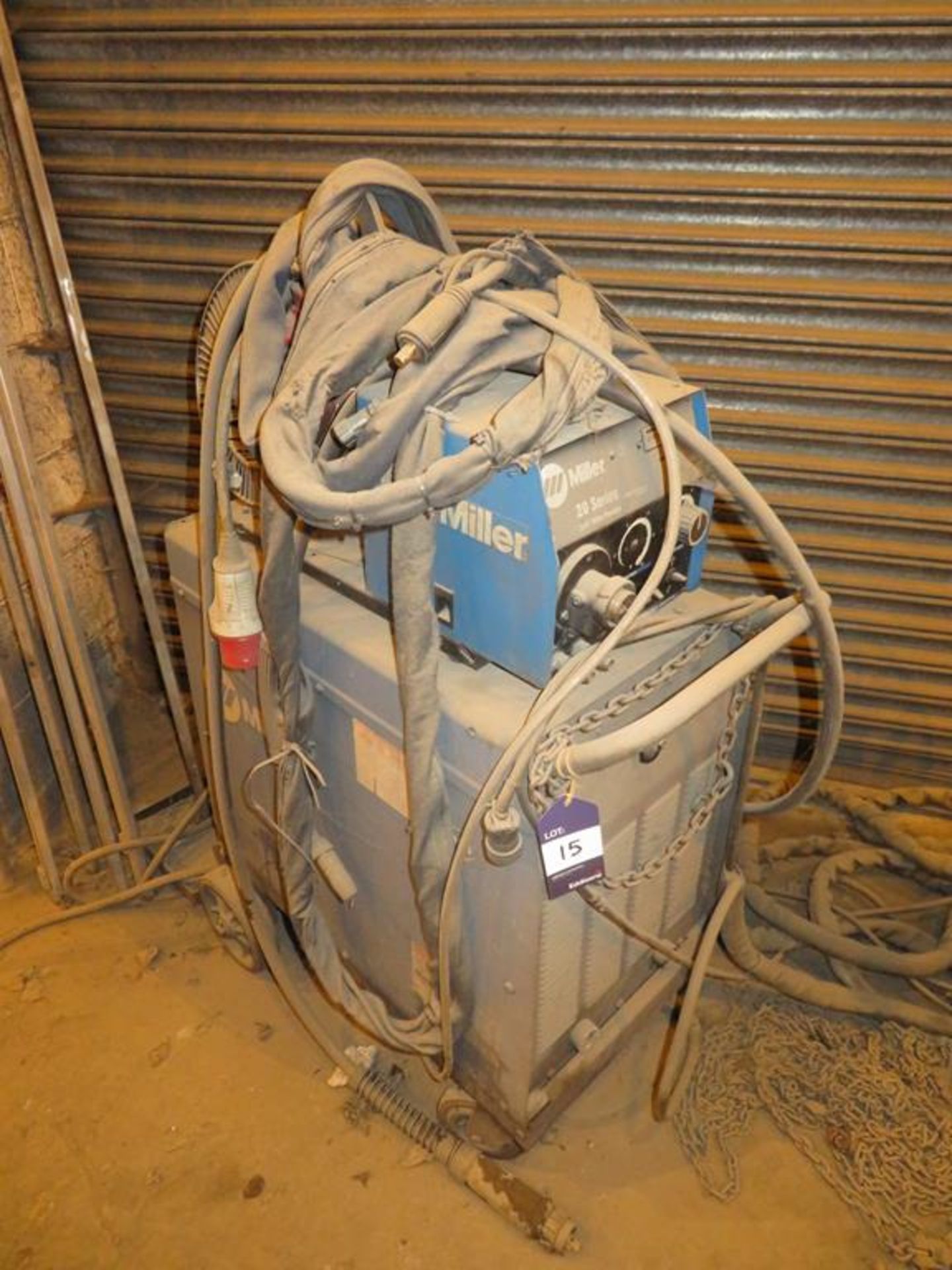 Miller Nig welder with 20 series wire feed unit