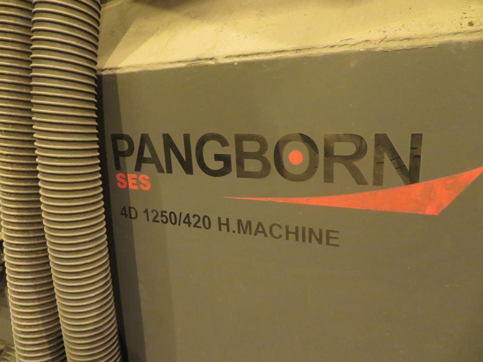 2015 Pangborn SES 4D 1250/420 H. machine shot blast line with manganese blasting chamber - Image 4 of 10