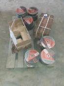 Pallet of 9" metal grinding disks