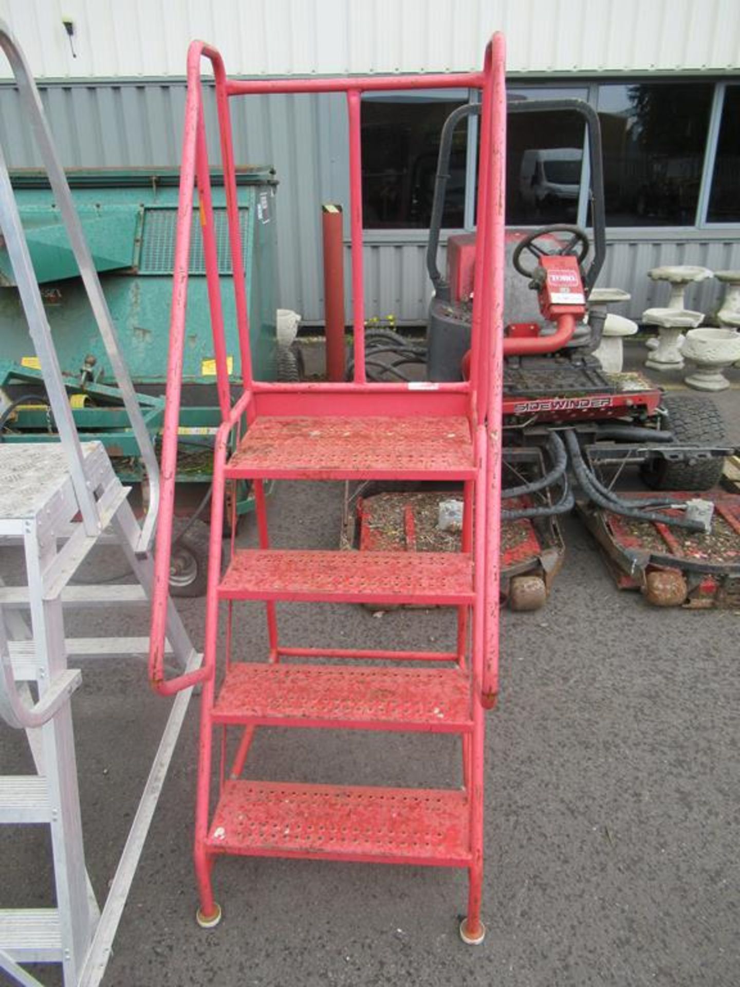 Metal Framed Ladders on Wheels