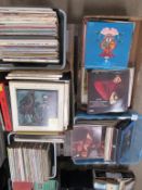 Pallet of vinyl records including classical music