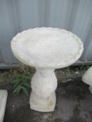 Vine Bird Bath