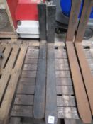 Pair of forklift tines