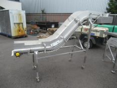 Stainless Steel Conveyor Belt on Castor Wheels. Please note there is a £10 Plus VAT Lift Out Fee