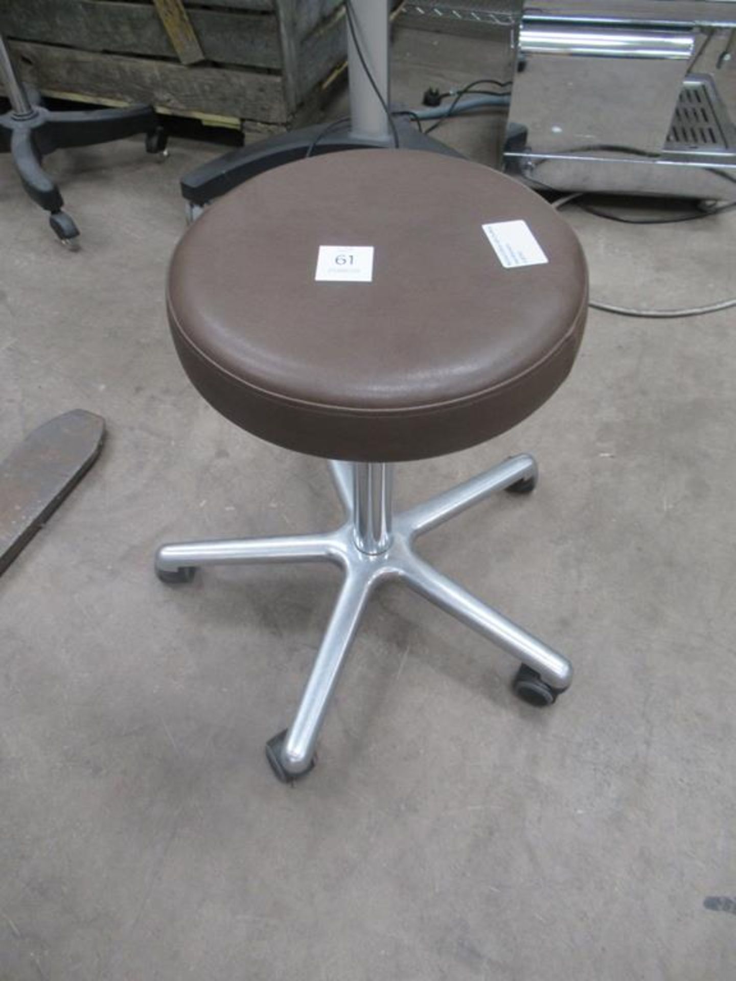 Seven assorted stools