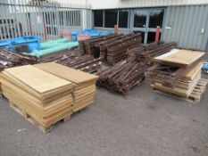 Qty of Boltless Racking on Pallets . Please note there is a £50 Plus VAT Lift Out Fee on this lot