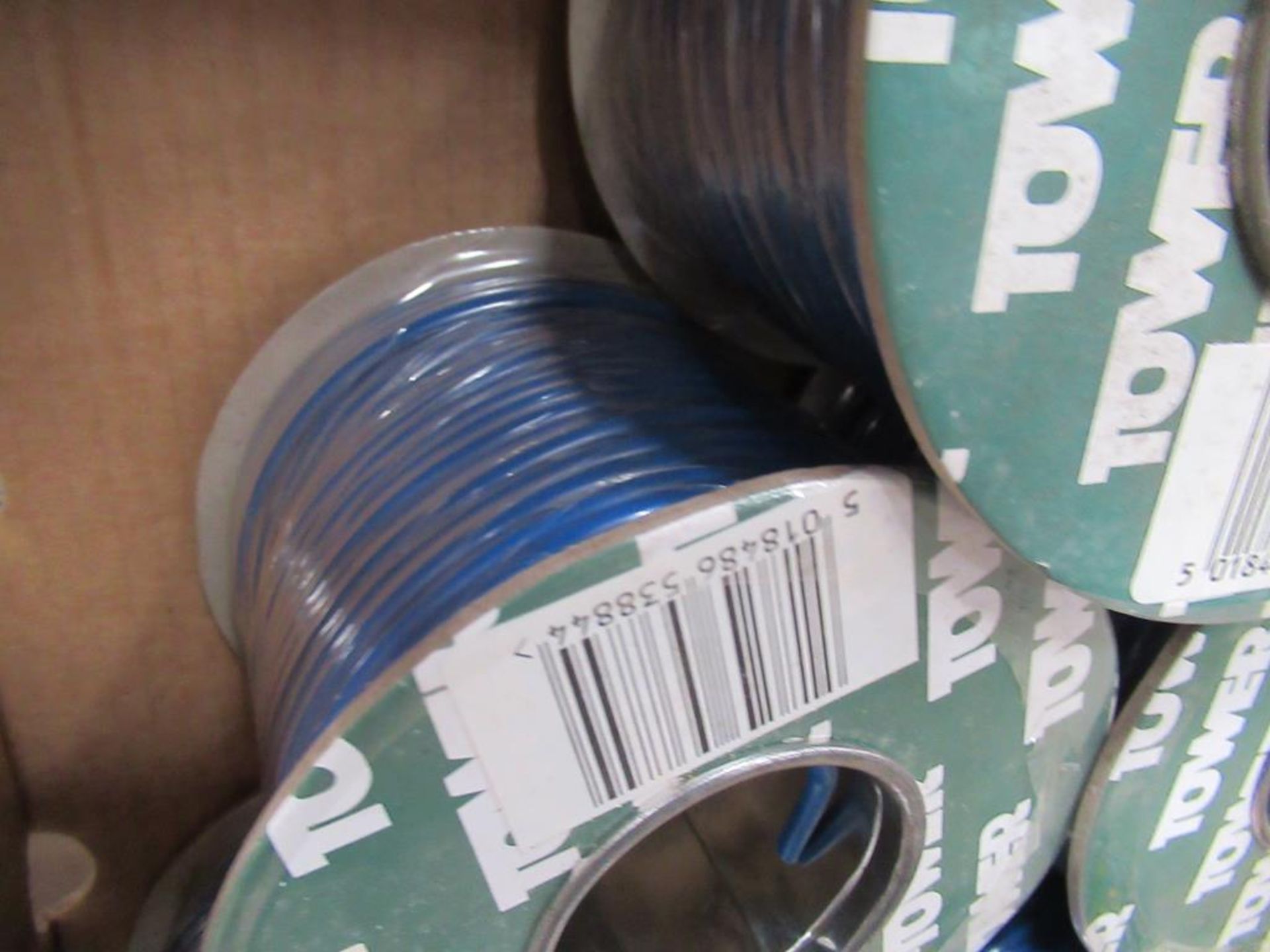 5 x rolls of 3mm blue sleeving - Image 2 of 2