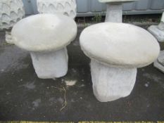 Pair of Staddle Stones
