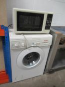 Blomberd washing machine with Kenwood microwave