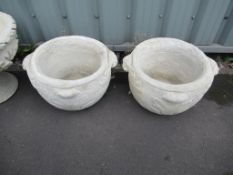 Pair of Handled Planters