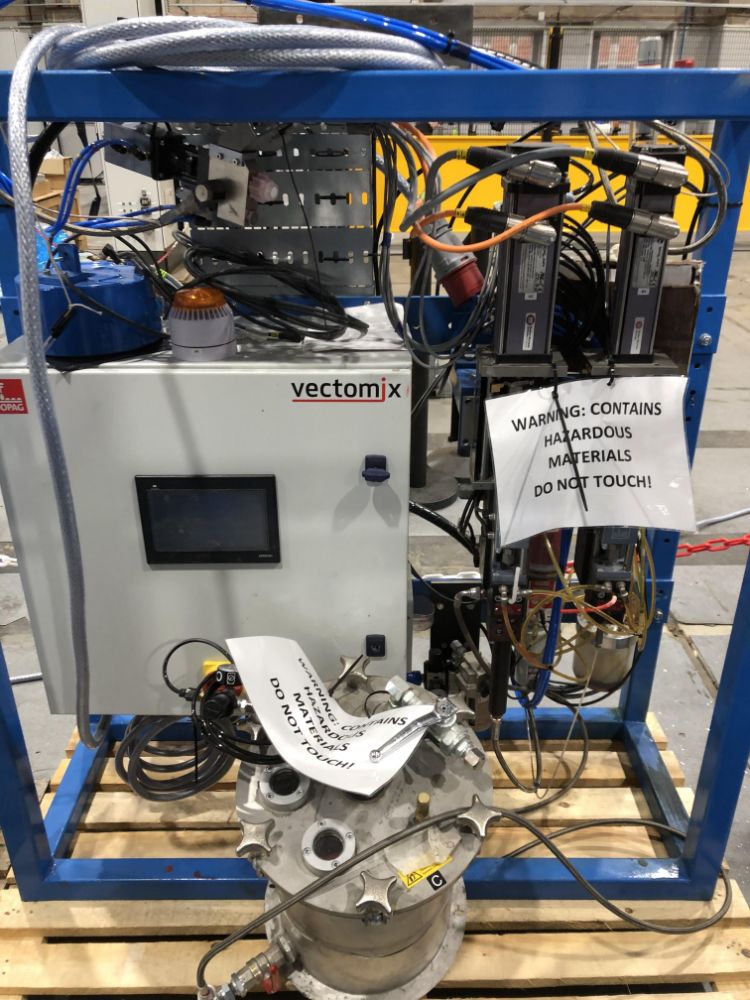 Online Auction of 2017 Dopag Vectomix, 2017 Hodge Clemco Shot Blasting Machine and an Unused EWM Tetrix 300 TIG Welder