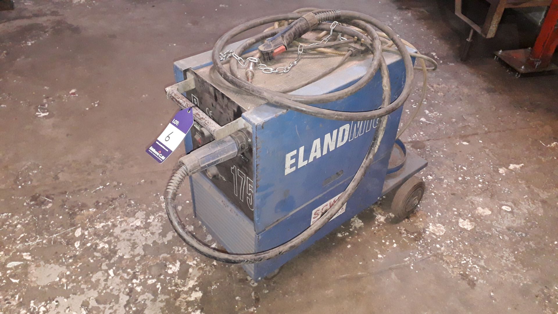 Eland Mig 175 Mig Welding Set Serial Number 98/646