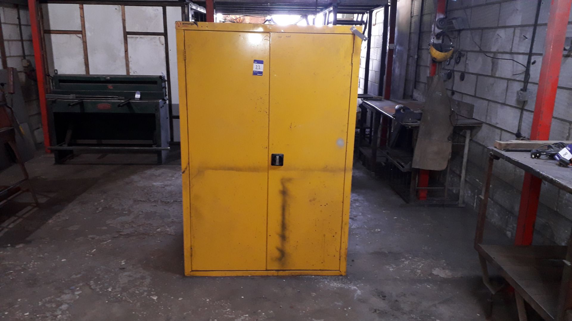 Armorgard Safestor Hazardous Double Door Cabinet and Contents