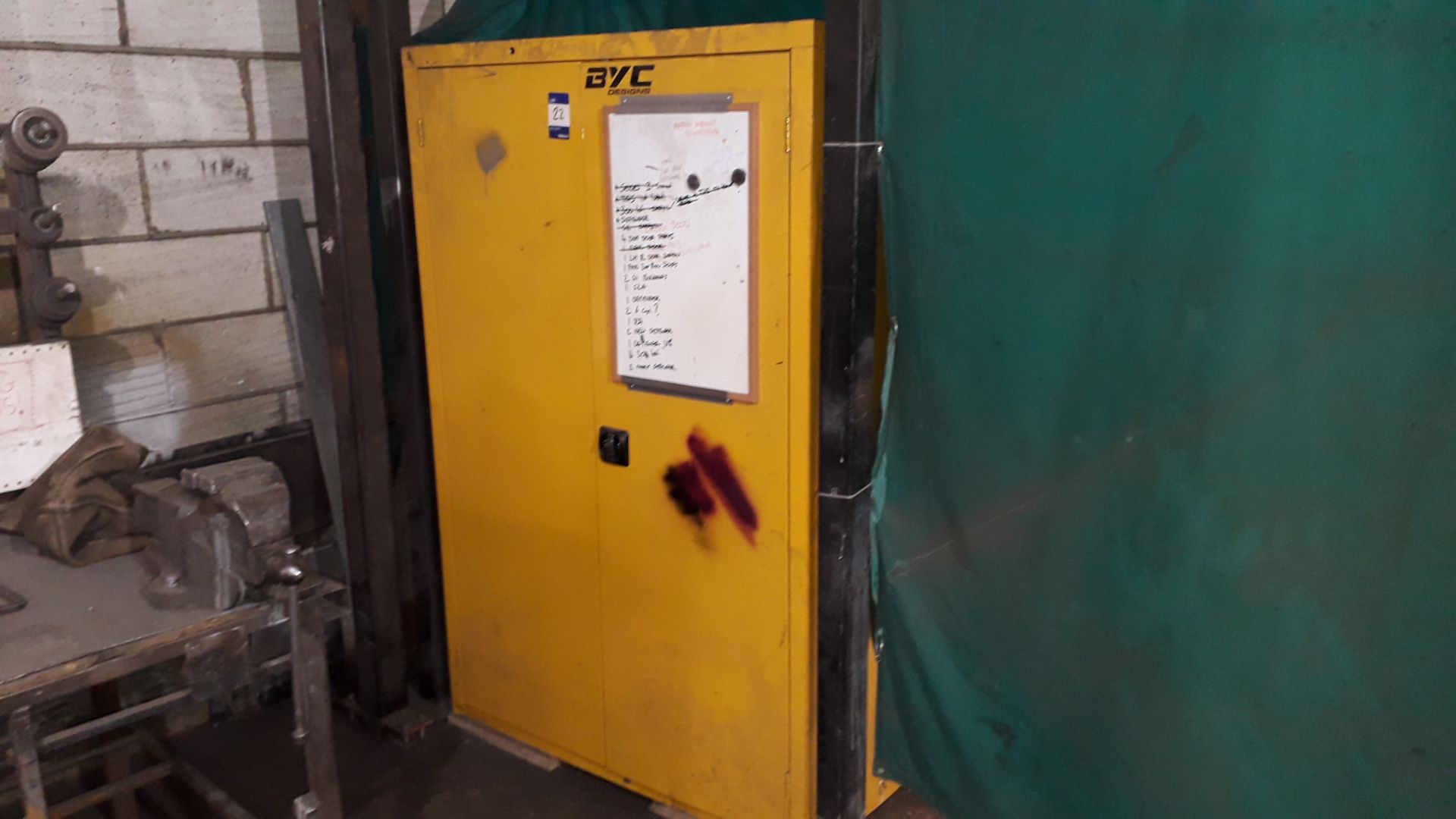 Armorgard Safestor Hazardous Double Door Cabinet and Contents