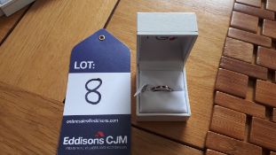 9CT Ruby eternity ring, Size = L, RRP £625 Viewing Strictly by appointment only