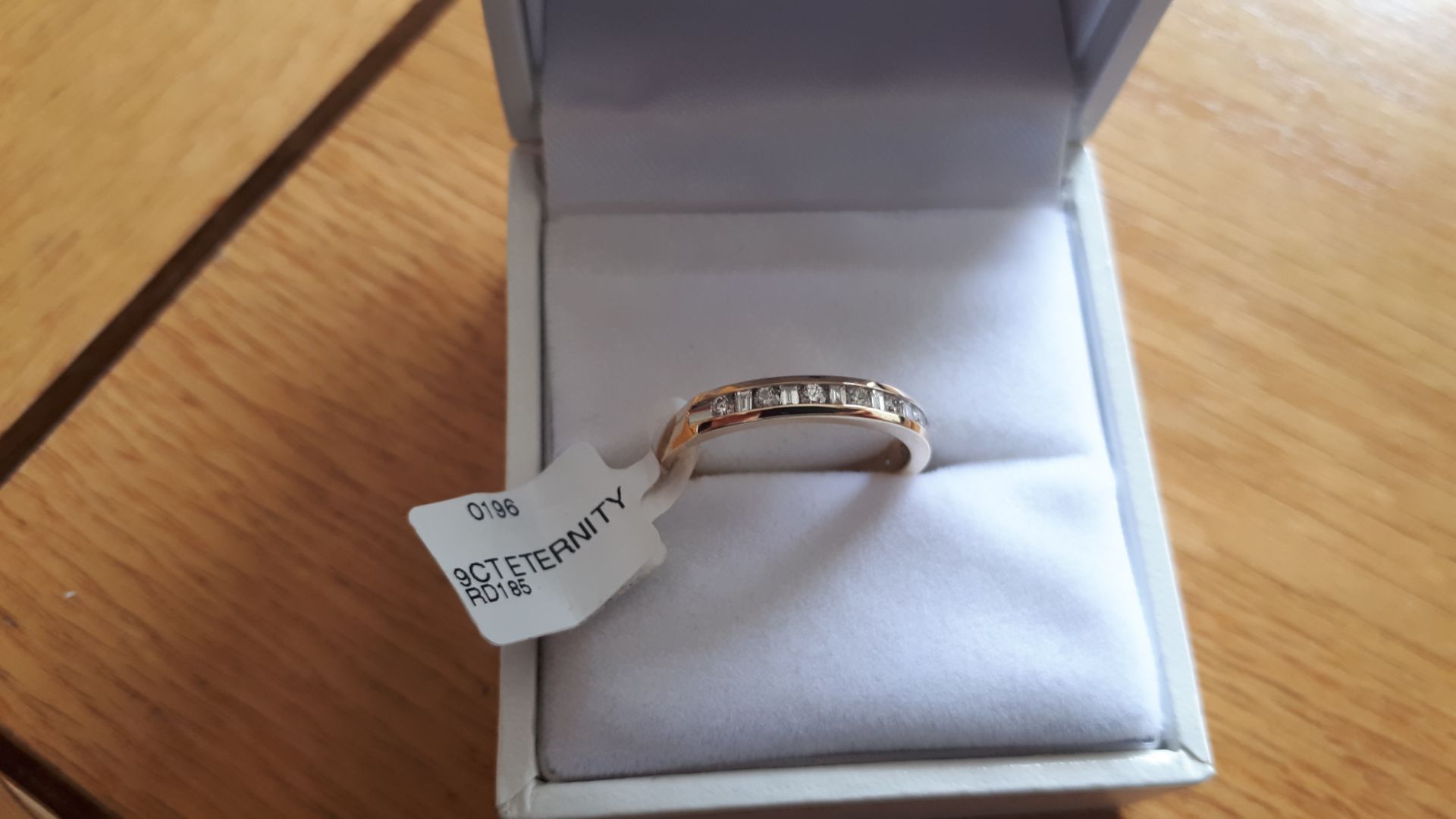 9CT Eternity ring, Size = L, RRP £535 Viewing Strictly by appointment only - Image 2 of 3