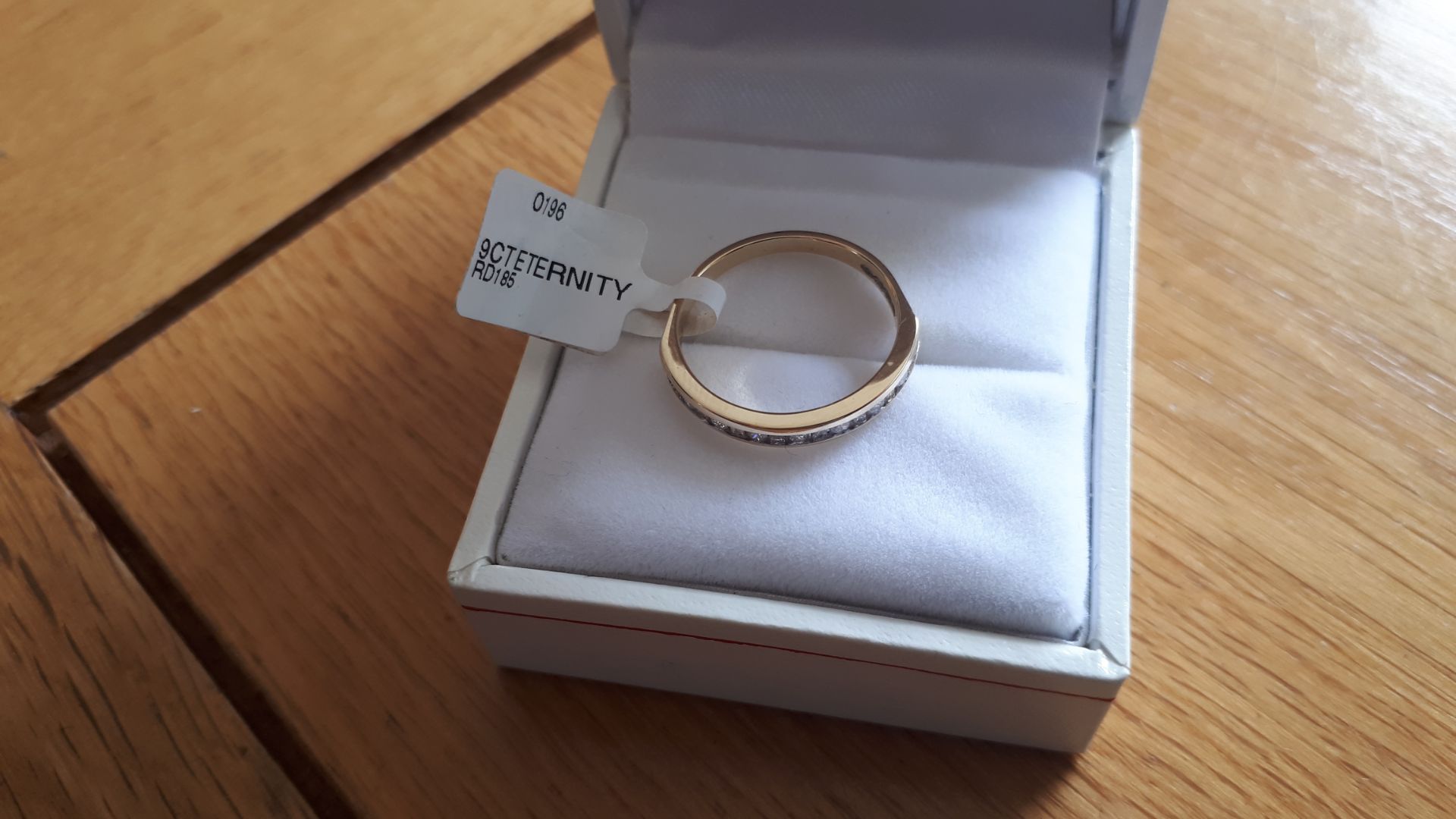 9CT Eternity ring, Size = L, RRP £535 Viewing Strictly by appointment only - Image 3 of 3