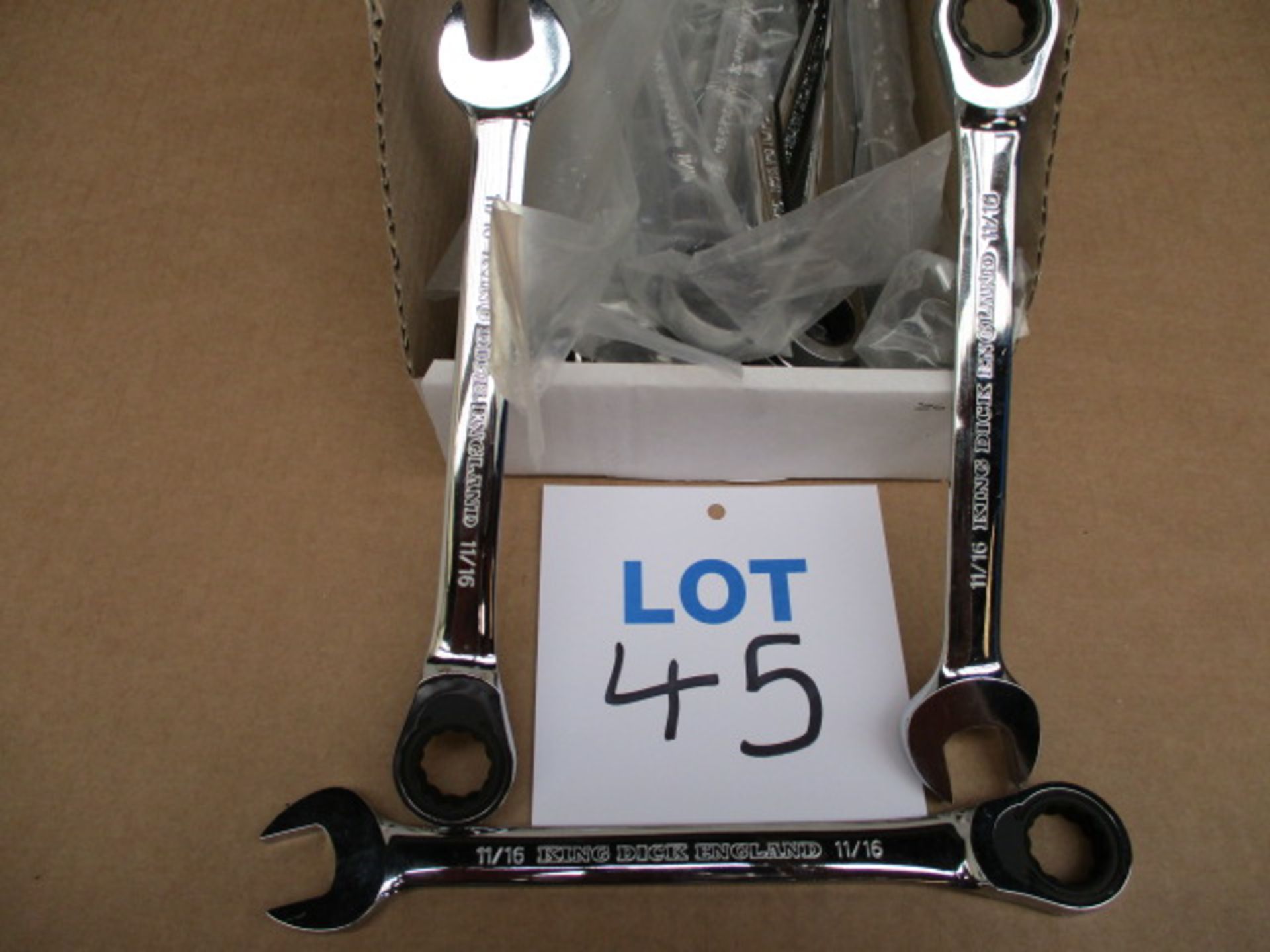 Ratchet type combination spanners - Image 3 of 3