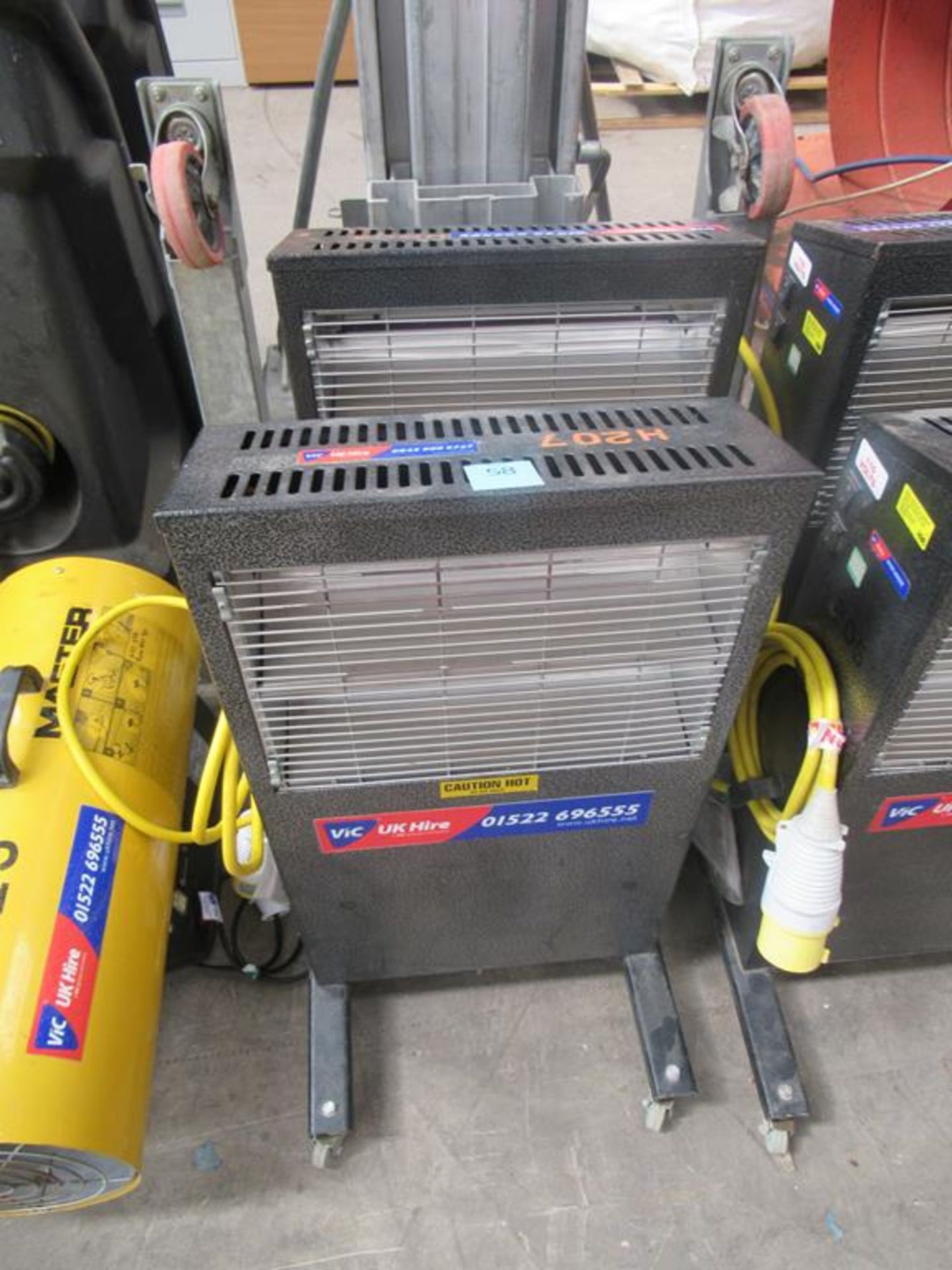 Pair of 110V portable heaters