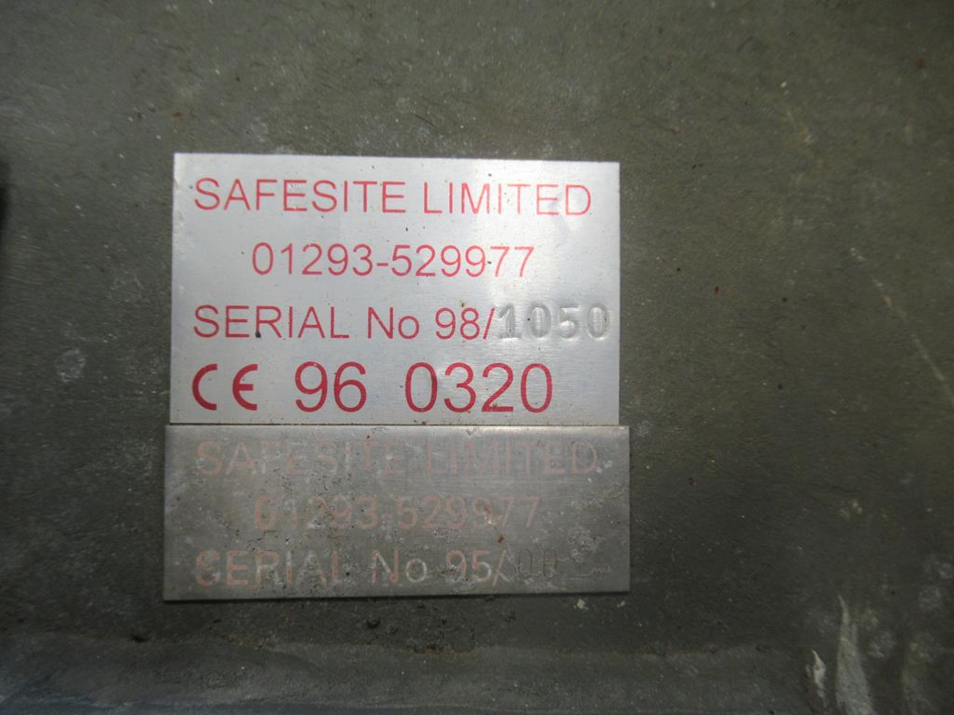 Safesite man anchor. Please note there is a £10 plus VAT Lift Out Fee on this lot. - Image 2 of 2