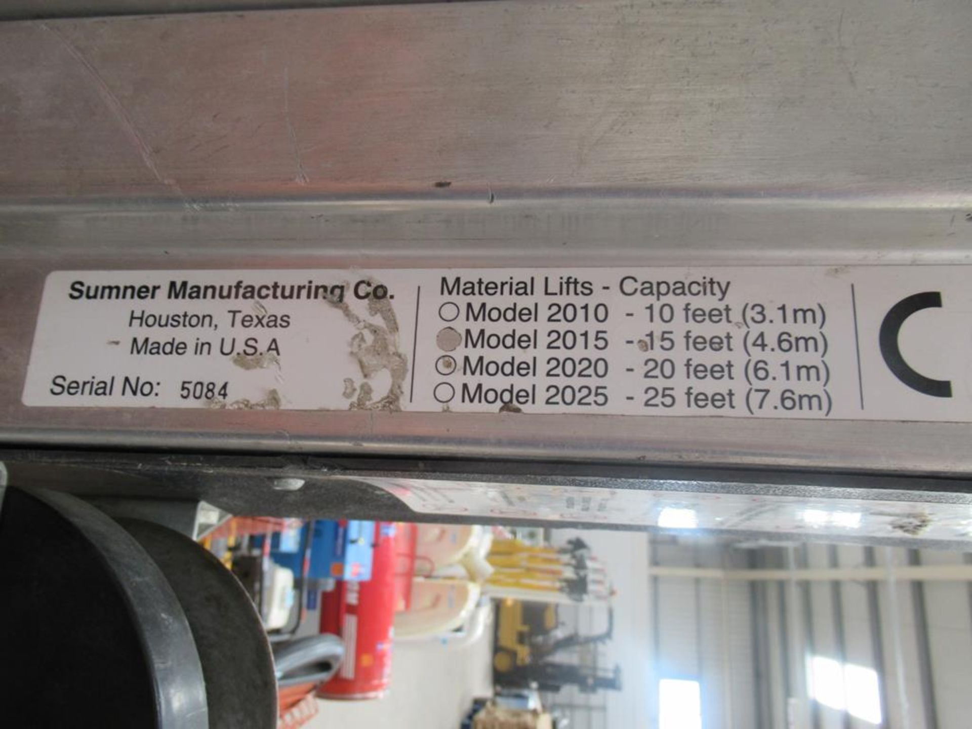 Summer SFG model 2015 material lift - Image 6 of 6