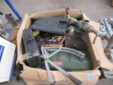 Box of miscellaneous spares. Please note there is a £5 plus VAT Lift Out Fee on this lot.