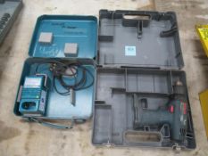 Bosch GSR drill (no battery) and Makita charger