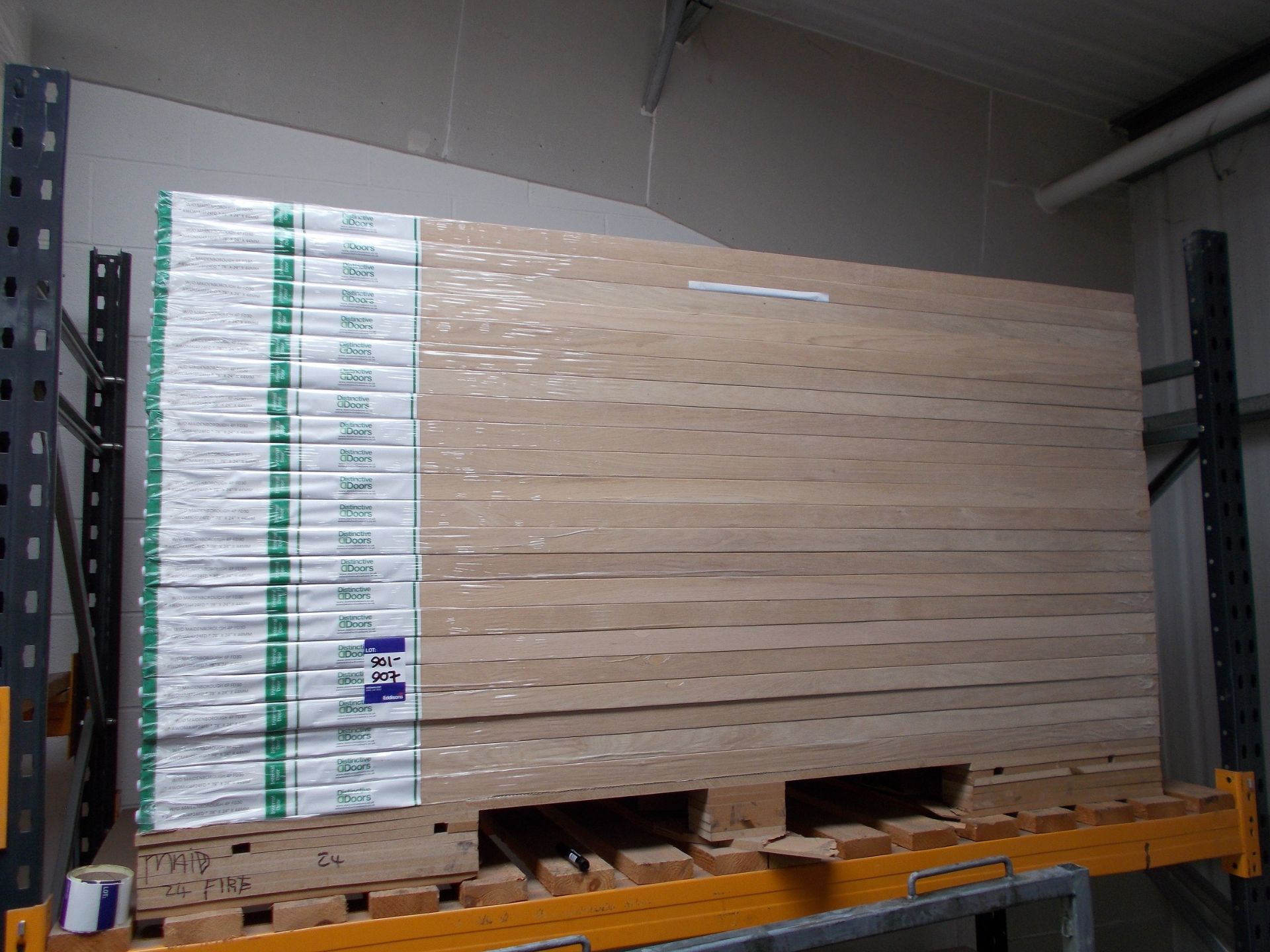 4 x Malton Unglazed Internal Fire Door AWOMLRM27FD 78”x27”x44mm (lot 764), 4 x Malton Unglazed - Image 5 of 11