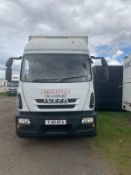 IVECO 180E25 CURTAINSIDED LORRY WITH TAIL LIFT. MO