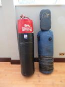 Lonsdale suspendable punch bag and A.N. other punch bag