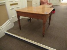 Small pine table 1060mm x 850mm (same location lot 581)