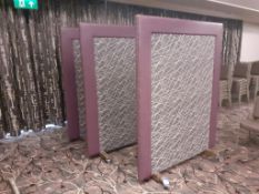 4 x Mobile Leather/Fabric Dividers