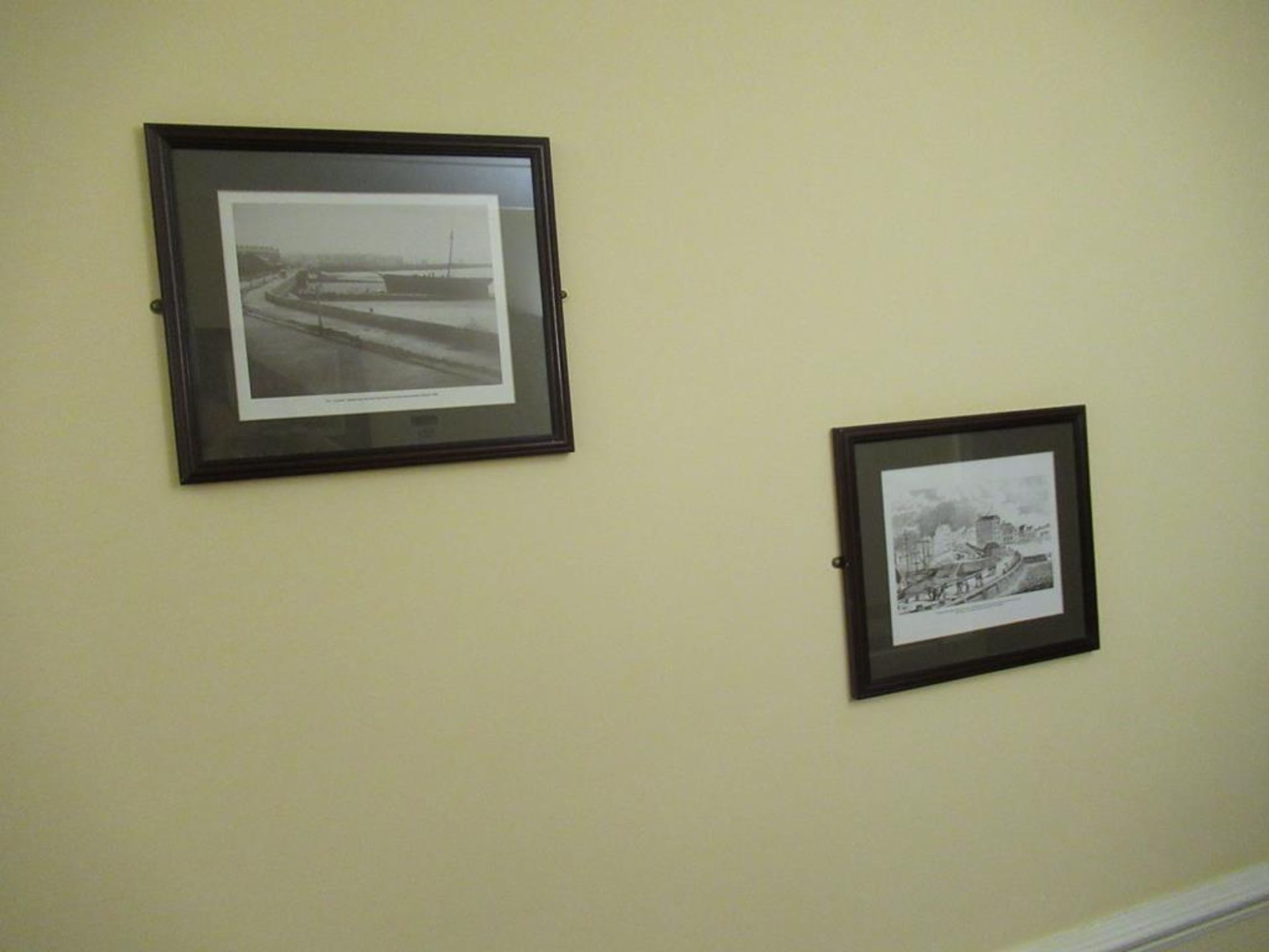 16 various boating/sailing/fishing related framed prints in corridor - Image 2 of 9